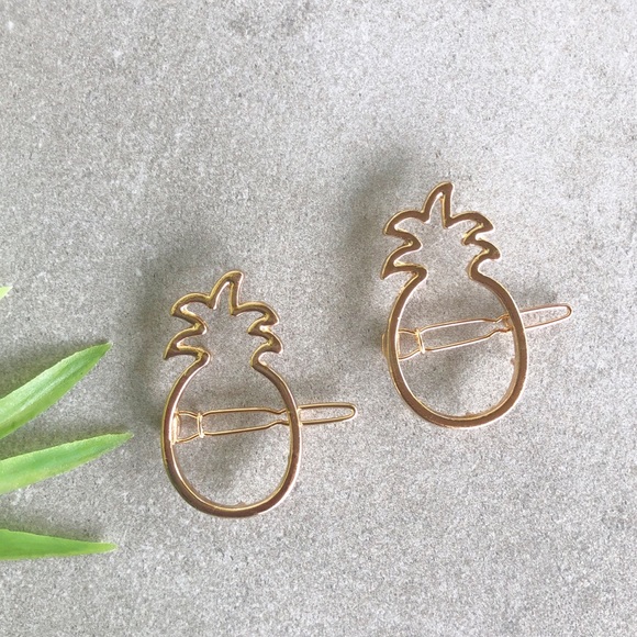 Pineapple Hair Pins - Picture 3 of 5